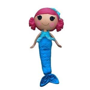 Lalaloopsy Mermaid Doll 2011 Fuscia Hair Blue Tail Kids